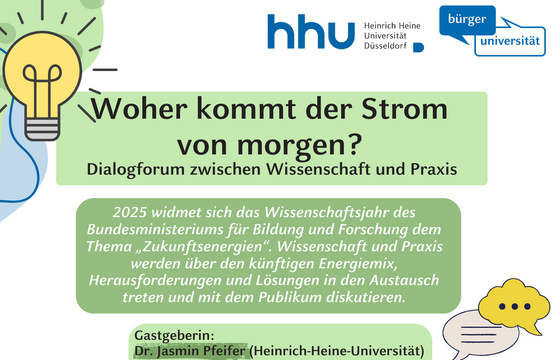 Veranstaltungsplakat mit Informationen wie Datum, Redner, Ort zur Veranstaltung