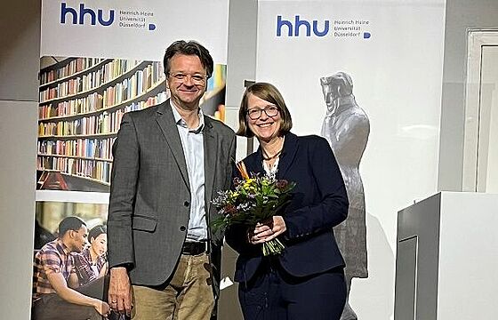 Dekan Prof. Achim Landwehr und Prof. Anke Hilbrenner