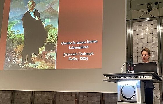 PD. Dr. Sonja Klein am Rednerpult