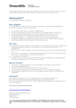 Die vollständige Stellenausschreibung steht Ihnen als pdf-Download zur Verfügung.